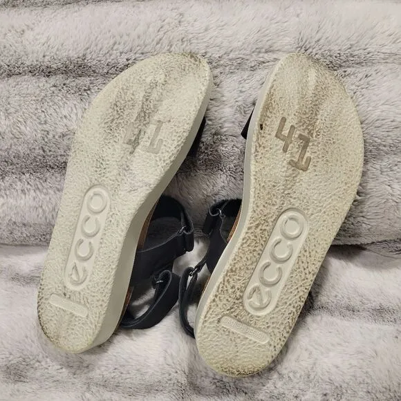 Ecco Corksphere strap sandals, size 41/10