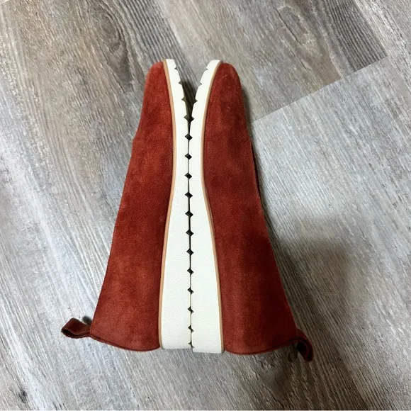 Eileen Fisher Humor Suede Wedge Ballet Flats 7.5