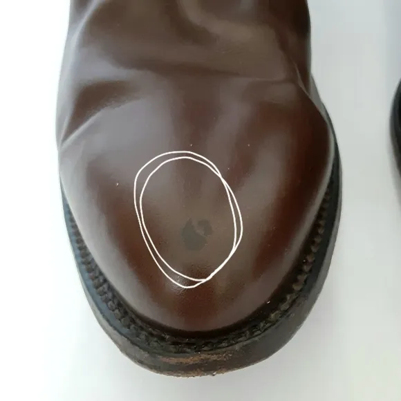 El Dorado Handmade Cowboy Boots Brown Calf Leather Pointed Toe Tall Mens 10.5