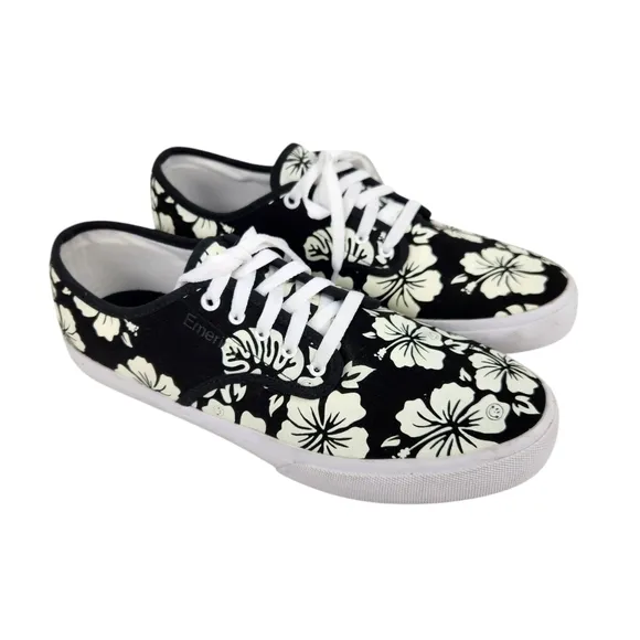 Emerica. Wino Standard Aloha Floral Vulkanized Skate Shoe Sneakers Mens Size 10
