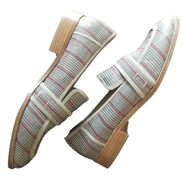 ⭐️ Etienne Aigner Elle Glen Check Loafers sz 9M
