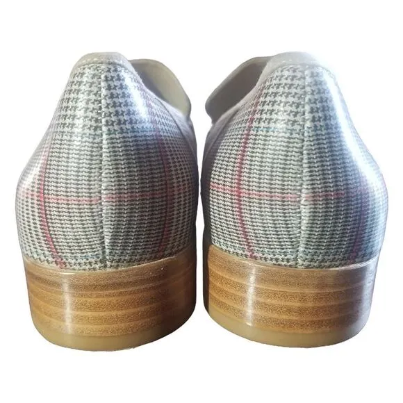 ⭐️ Etienne Aigner Elle Glen Check Loafers sz 9M