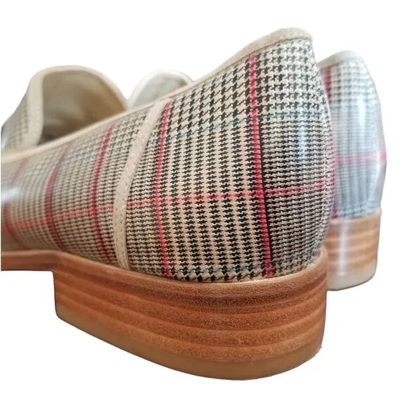 ⭐️ Etienne Aigner Elle Glen Check Loafers sz 9M
