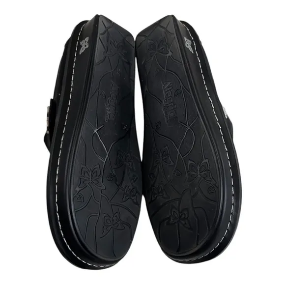 EUC Alegria Leather Slip-On Loafers Size 9.5 - 10