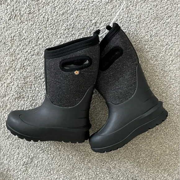 EUC North Face Toddler 2T Fleece Lined Jacket and Bogs Boots Kids Size 11