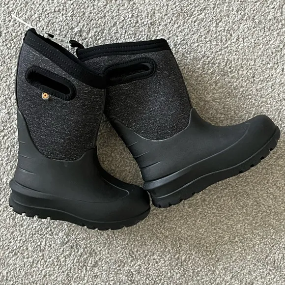 EUC North Face Toddler 2T Fleece Lined Jacket and Bogs Boots Kids Size 11