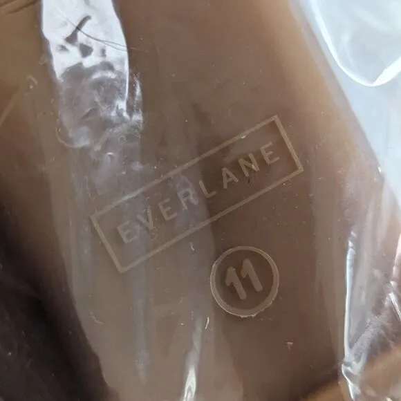 Everlane Ballet Flats Italian Leather Day Glove Shoe sz 11 in Neutral Mocha NWOB