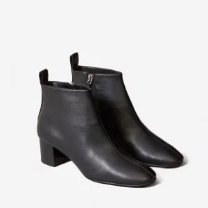 Everlane The Day Ankle Boot Italian Leather in Black New