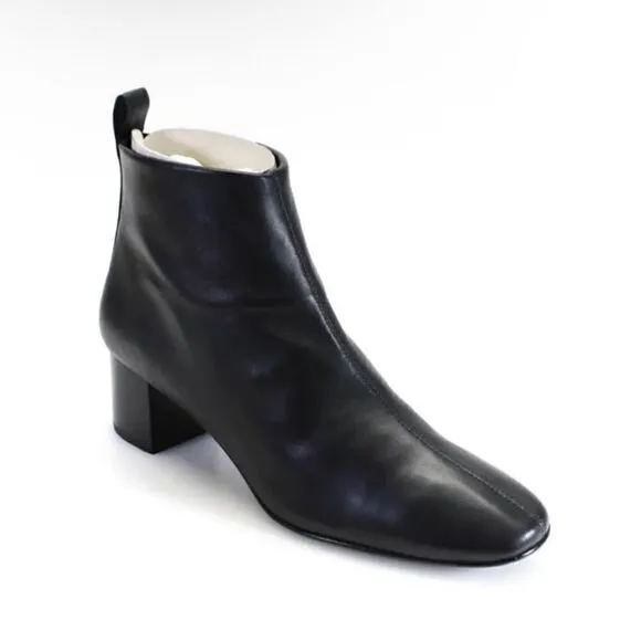Everlane The Day Ankle Boot Italian Leather in Black NEW