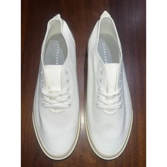 Everlane The Forever Sneaker in White Mens New Athletic Shoes