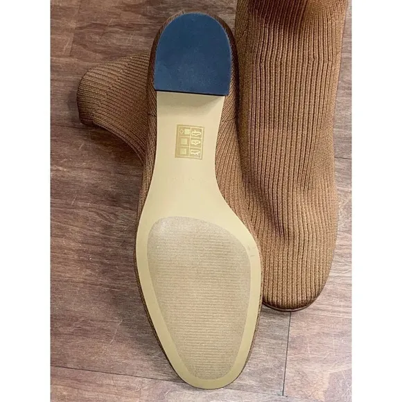 Everlane The Glove Boots in Toffee New Womens Knit Ankle Bootie