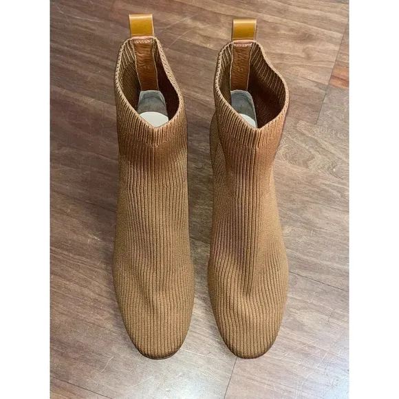 Everlane The Glove Boots in Toffee New Womens Knit Ankle Bootie