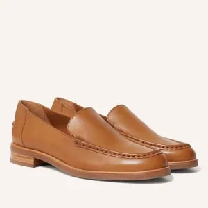 Everlane The Modern Loafer in Camel Brown Leather Shoes Size 7 New