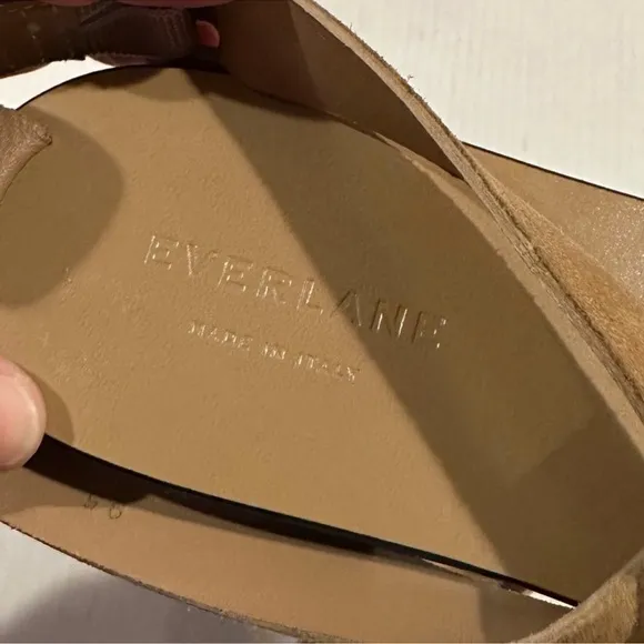 Everlane the modern wrap leather strap sandals