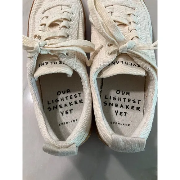 Everlane The Tread-Bare Sneakers in Canvas 9 New Womens Athletic Shoe