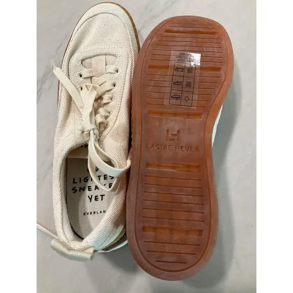 Everlane The Tread-Bare Sneakers in Canvas 9 New Womens Athletic Shoe