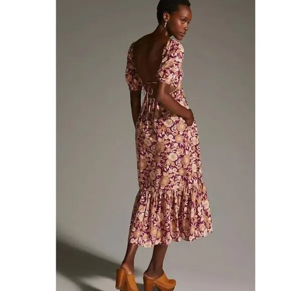 Favorite Daughter The Mirka Midi Dress 12 Red NWT