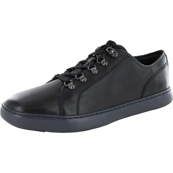 FitFlop Christophe Skandi Leather Sneaker Low Top Slip Resistant All Black 11