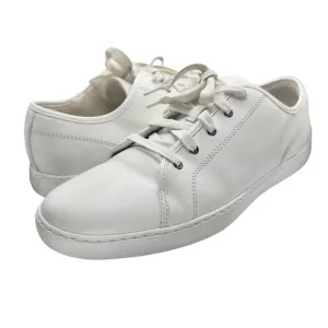Fitflop | Men | White Christophe Leather Tumbled Comfort Sneakers | Size 10