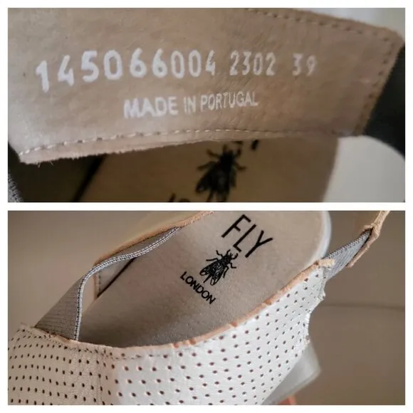Fly London Nisi Platform Wedge Sandals - EU 39