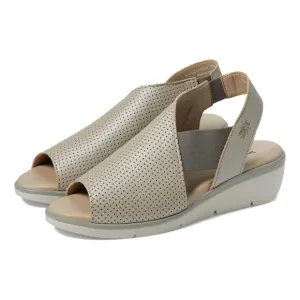 Fly London Nisi Platform Wedge Sandals - EU 39