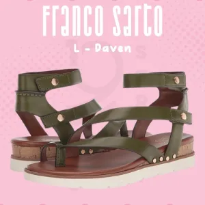 Franco Sarto | Daven Gladiator Sandals | Olive Green | Woman’s 9.5
