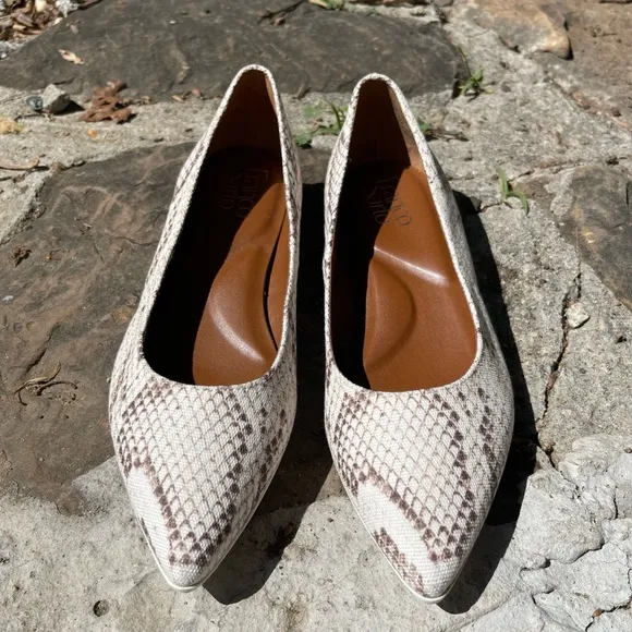 Franco Sarto Woman’s New Snake Print Flats