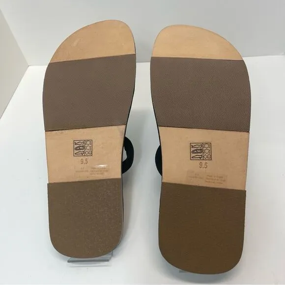 FREE PEOPLE Black Strap Sandal Hadden