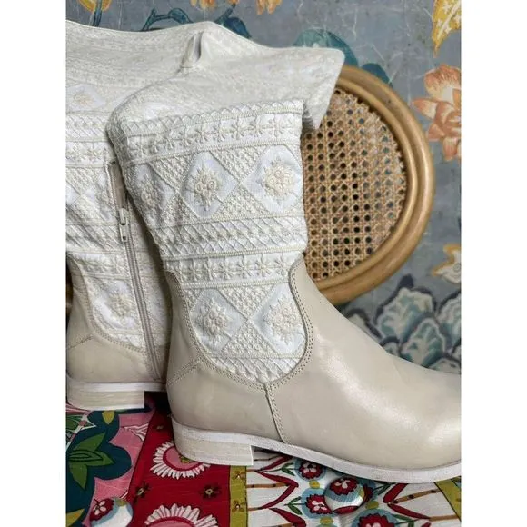 Free People Bren Textile Slouch Boots