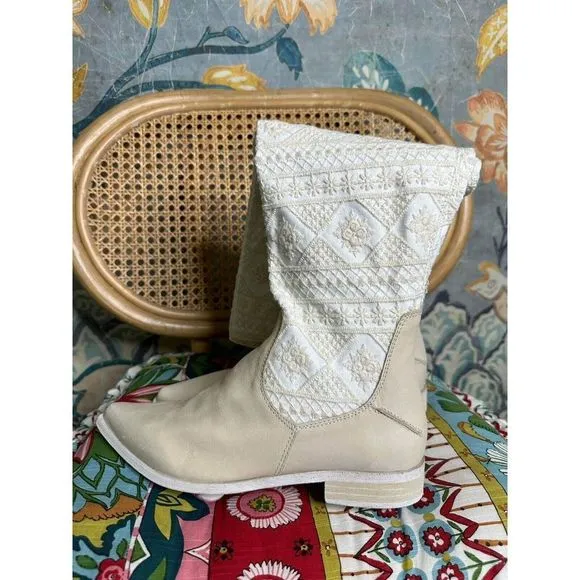Free People Bren Textile Slouch Boots