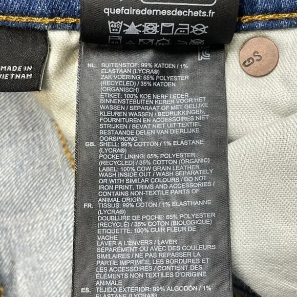 G-Star Raw Men's Jeans 3301 Regular Tapered Size 31x32 Blue