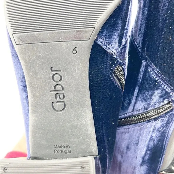 Gabor 860 Obervel Boot Navy Blue size 8.5 NWOT