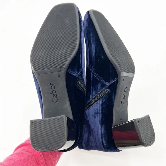 Gabor 860 Obervel Boot Navy Blue size 8.5 NWOT