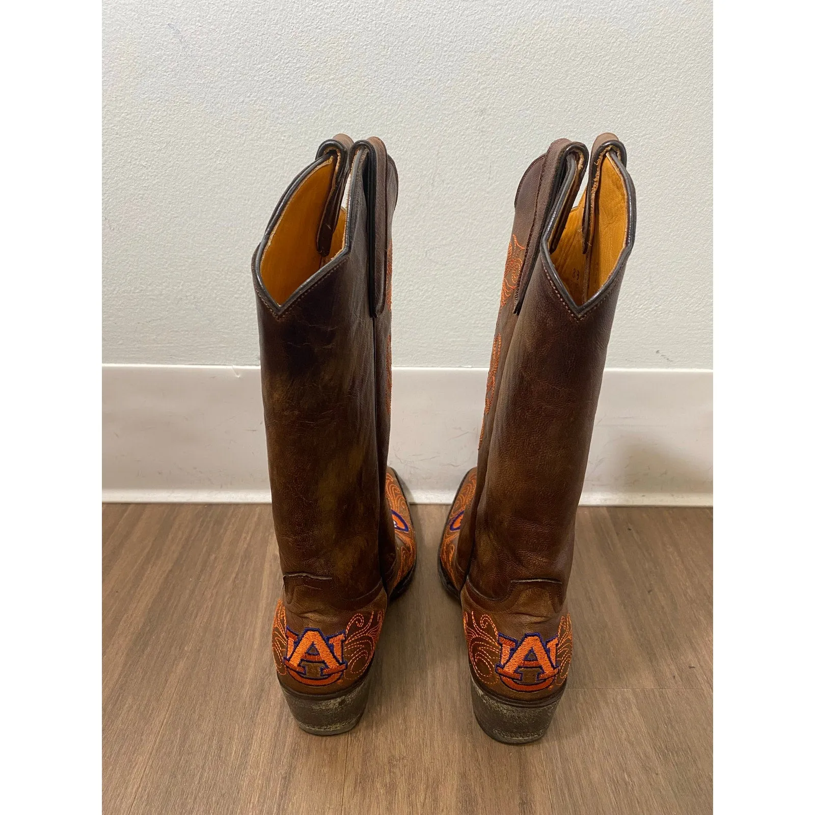 Gameday Boots "Auburn" Cowboy Boots in Excellent Condition Sz Women's 8