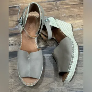 Gentle Souls by Kenneth Cole Charli Ankle Strap Wedge Sandals, Espadrille | 7.5