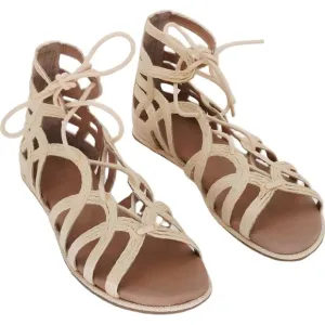Gentle Souls Women's Natural Raffia Leather Sandals Size 8.5M 39 EU