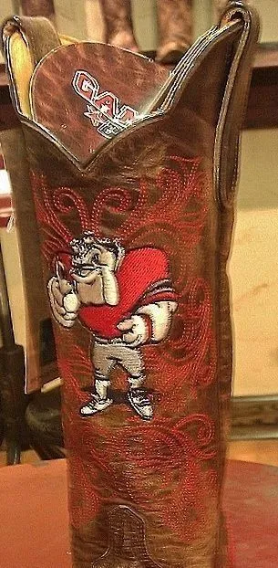 Georgia Bulldog Game Day Boots GA-M036-1