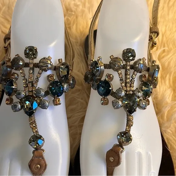 Giuseppe Zanotti Strap Thong Sandals Sz-38