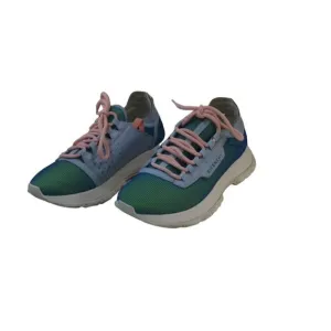 Givenchy Urban Street Sneakers Blue/Green Mesh &amp; Leather Women's Size 38- LT3200