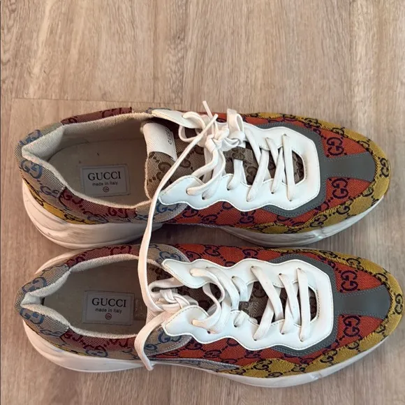 Gucci Colorful Patterned Sneakers