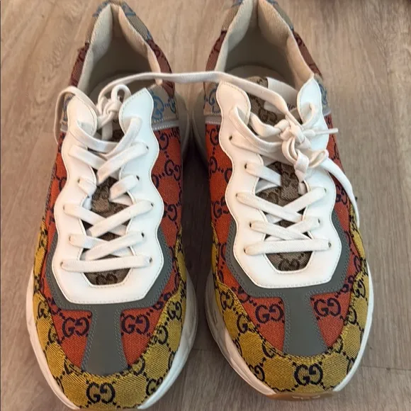 Gucci Colorful Patterned Sneakers