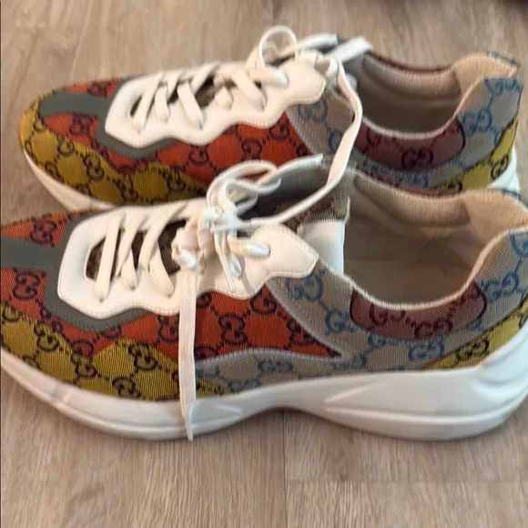 Gucci Colorful Patterned Sneakers