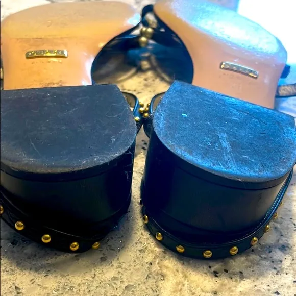 Gucci Pearl and stud Embellished Women's T strap sandals