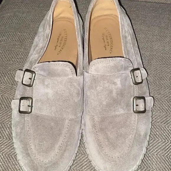 Gutteridge &amp; Co double buckle suede espadrilles