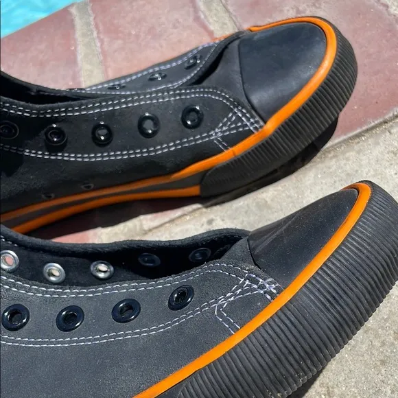 Harley-Davidson Black and Orange Urban Sneakers