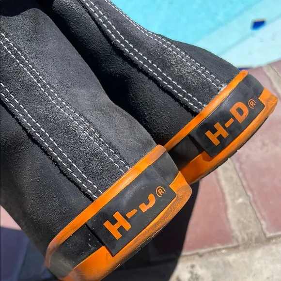 Harley-Davidson Black and Orange Urban Sneakers