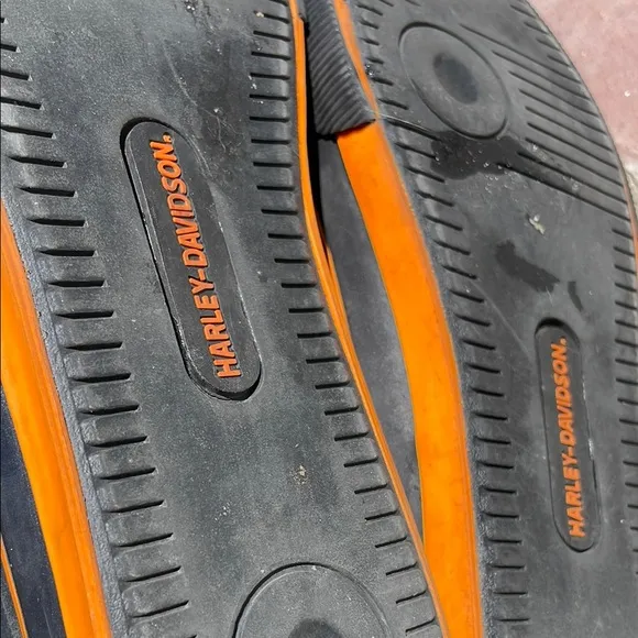 Harley-Davidson Black and Orange Urban Sneakers