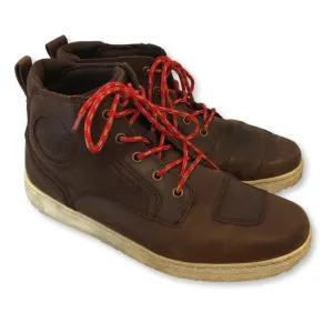 Harley Davidson Mens Bateman Ankle Pro Riding Shoe Brown Leather Boots Size 10.5