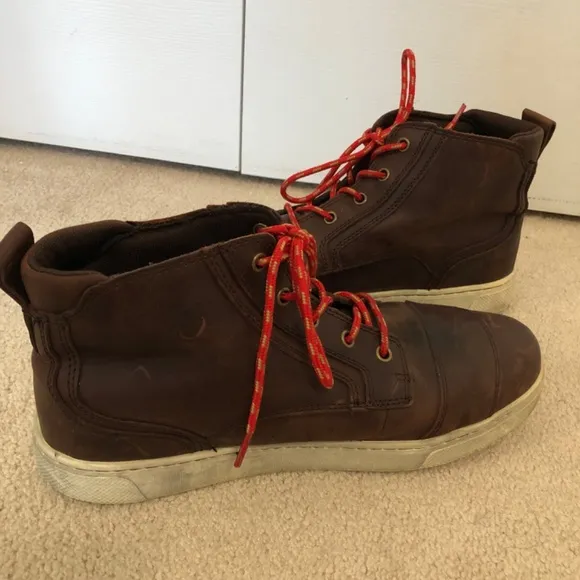 Harley Davidson Mens Bateman Ankle Pro Riding Shoe Brown Leather Boots Size 10.5