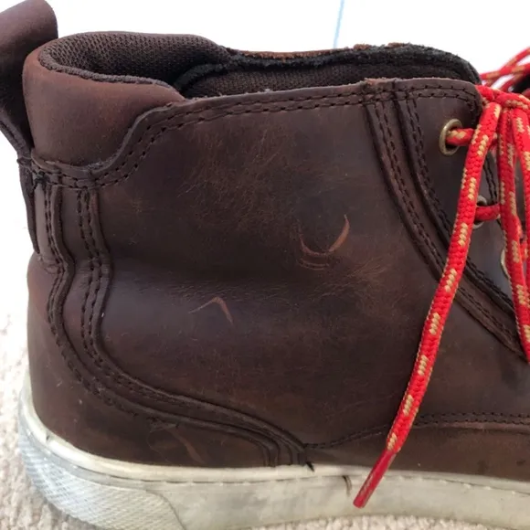 Harley Davidson Mens Bateman Ankle Pro Riding Shoe Brown Leather Boots Size 10.5